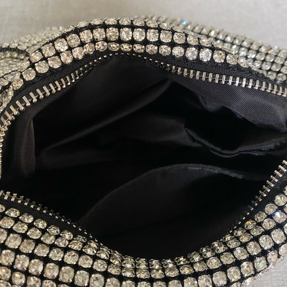 Elegant luxury Silver Rhinestone handbag new - Picture 6 of 7